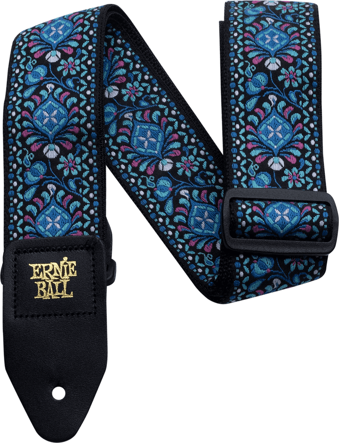 Sangle Jacquard Indigo Orchid