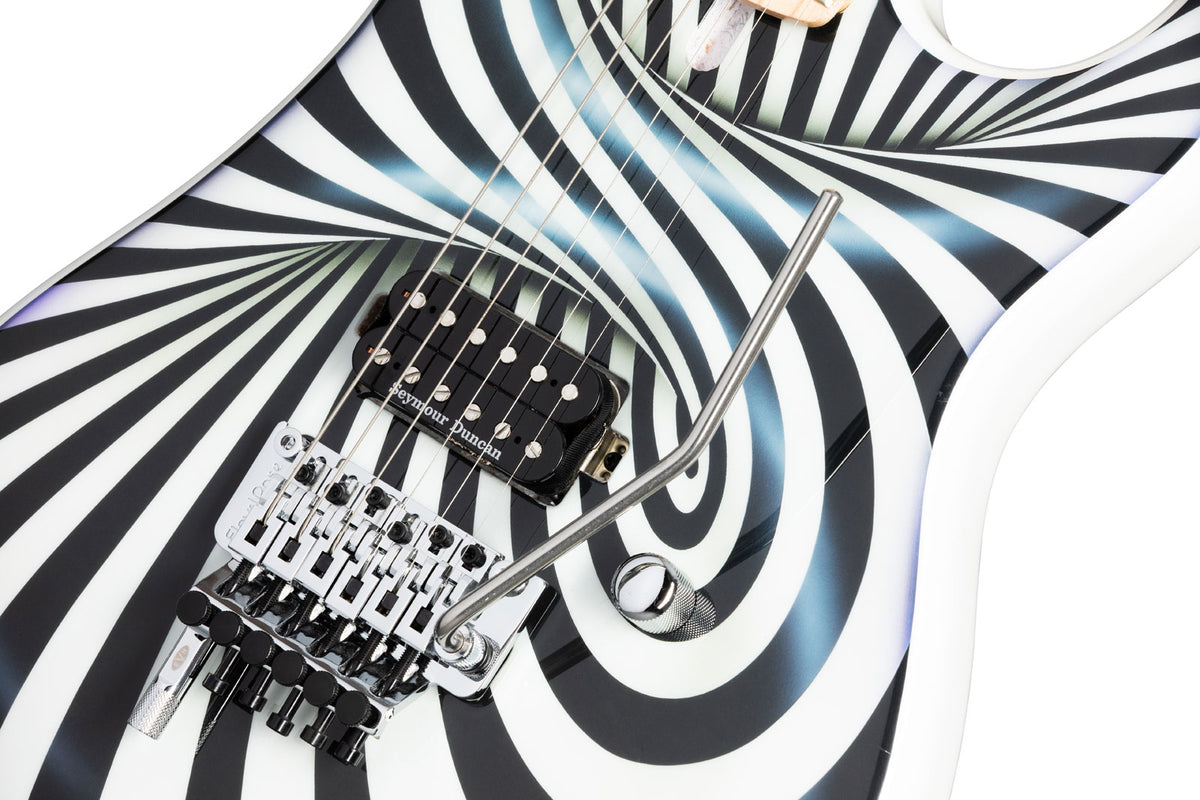 Custom Graphics The 84 3D Black White Swirl - Stock-B