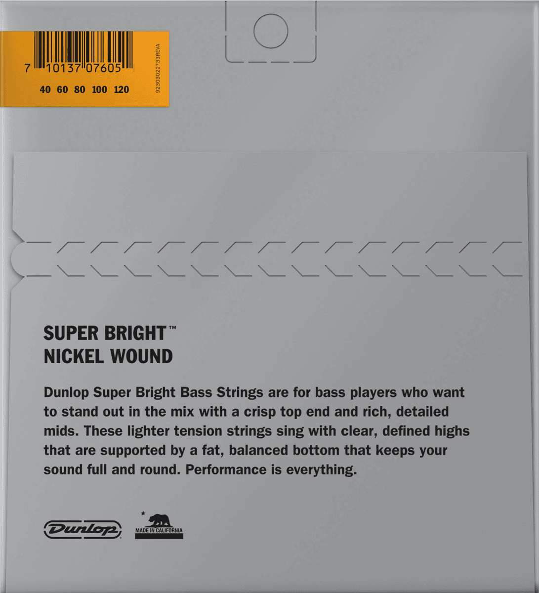 DBSBN40120 Nickel Wound Nickel Plated Steel Light 5C 40-120