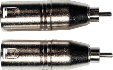 Adaptateur RCA Male XLR Male - Lot de 2