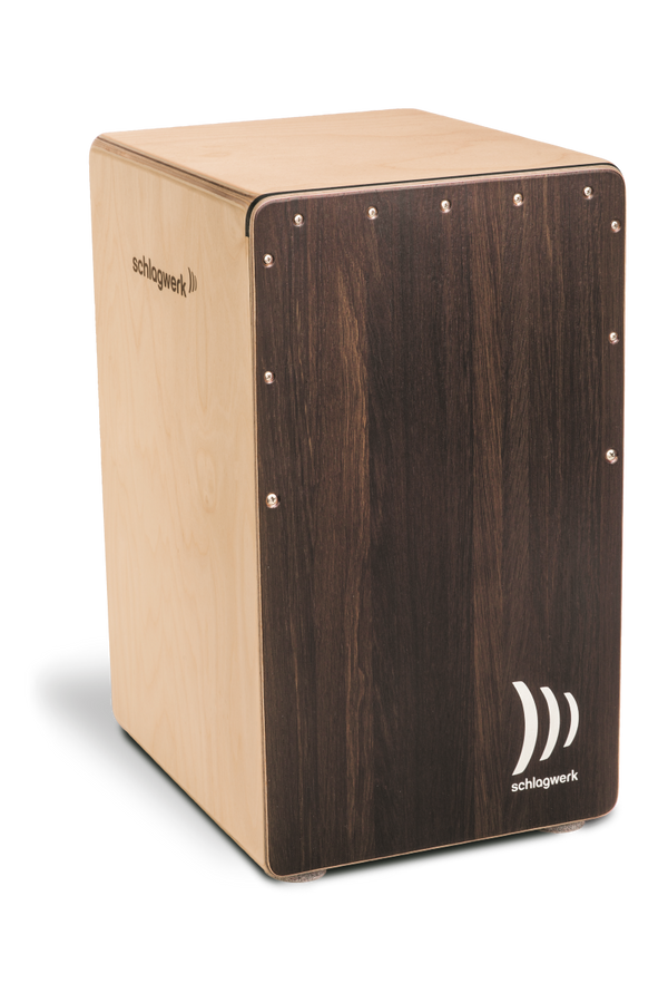 CP408ST 2 In One Snare Cajon Dark Oak Soft Touch
