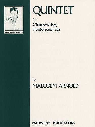 Music Sales ARNOLD MALCOLM - QUINTET FOR BRASS OP. 73 - TUBA