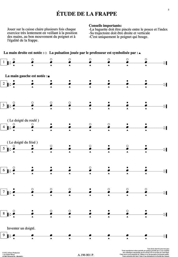 Percussion Batterie - Vercken