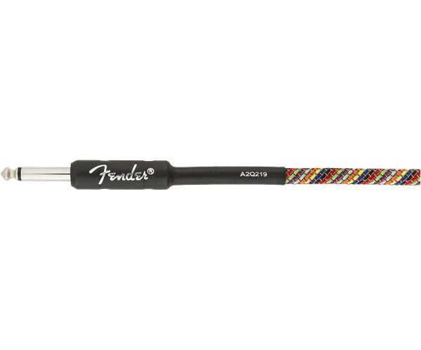 5,5m Festival Instrument Cable Pure Hemp Rainbow
