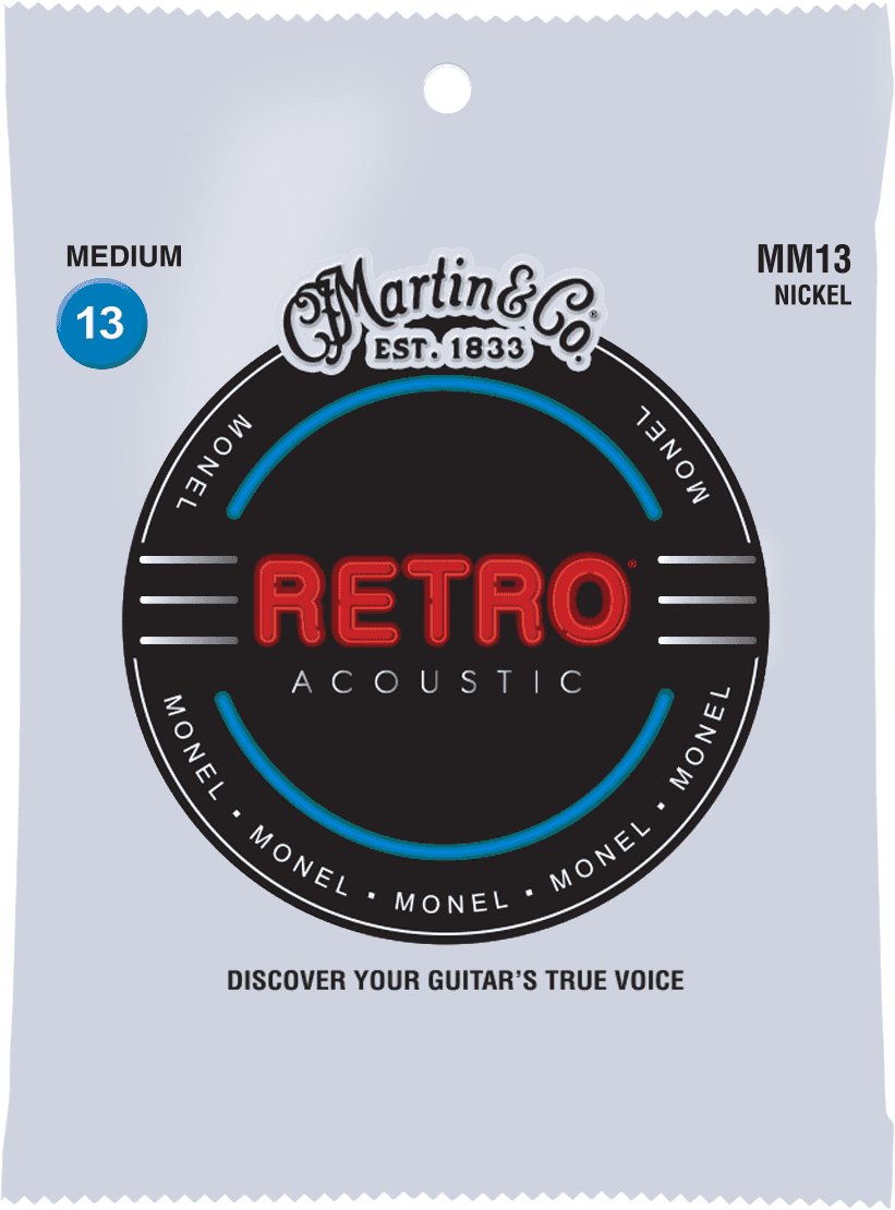 C.F. Martin & Co MM13 Retro Nickel Monel Medium 13-56