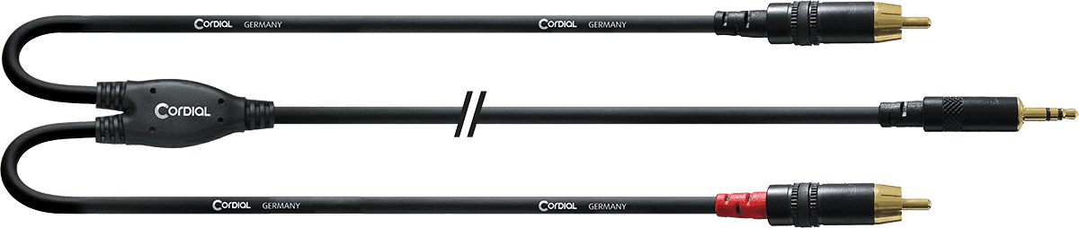 Câble Y Bretelle Minijack/RCA 6 M