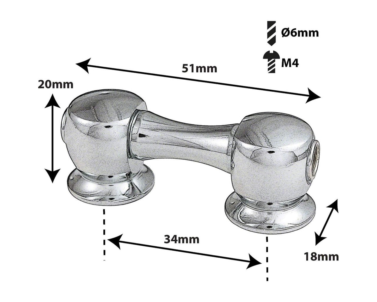 TL11D34 Coquille Tube 34mm Double Tirant (X1)