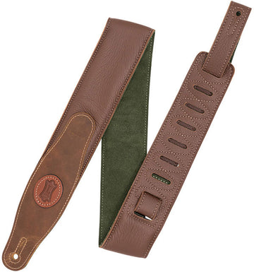 Cuir Rembourrée 6,35cm - Brown-Green