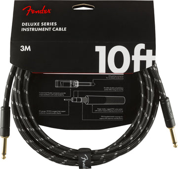 3m Deluxe Instrument Cable Black Tweed
