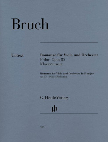 Bruch M. - Romance For Viola And Orchestra F Major Op. 85