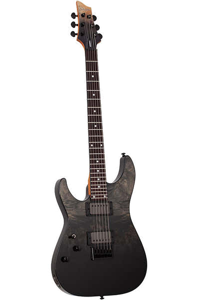 C-1 Standard LH Black Fade Burst Burl