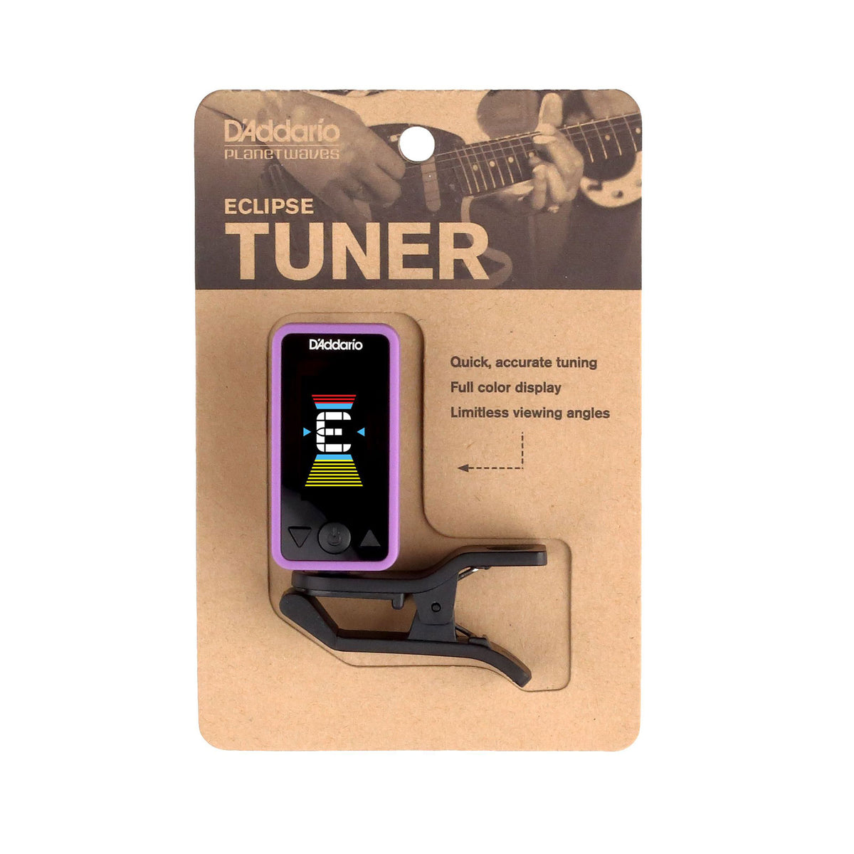 Eclipse Headstock Tuner Purple