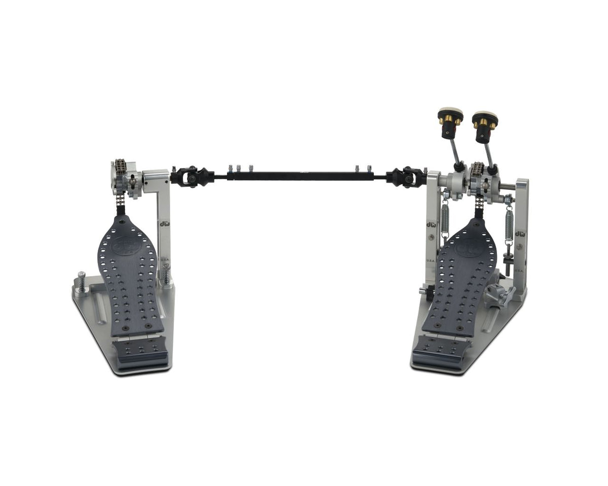 DW Drum Workshop Machined Chain Drive Double Pédale Grey