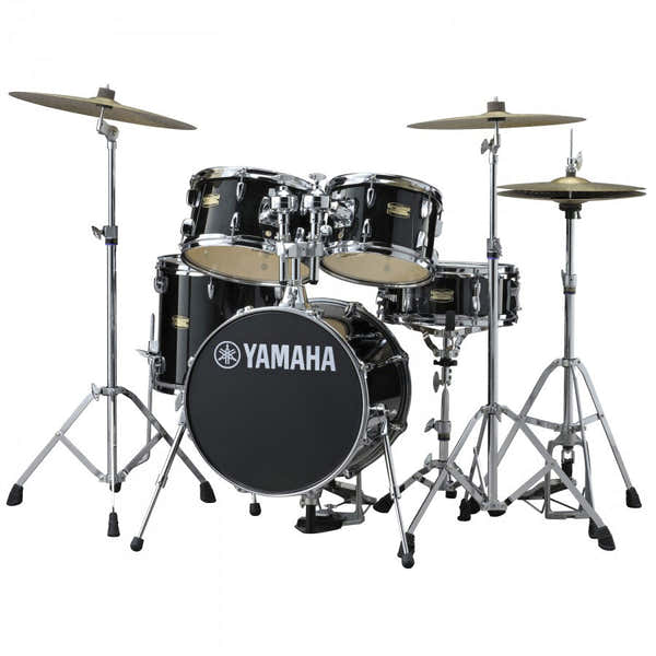 Yamaha Junior Kit Manu Katche - Raven Black (avec Hardware)