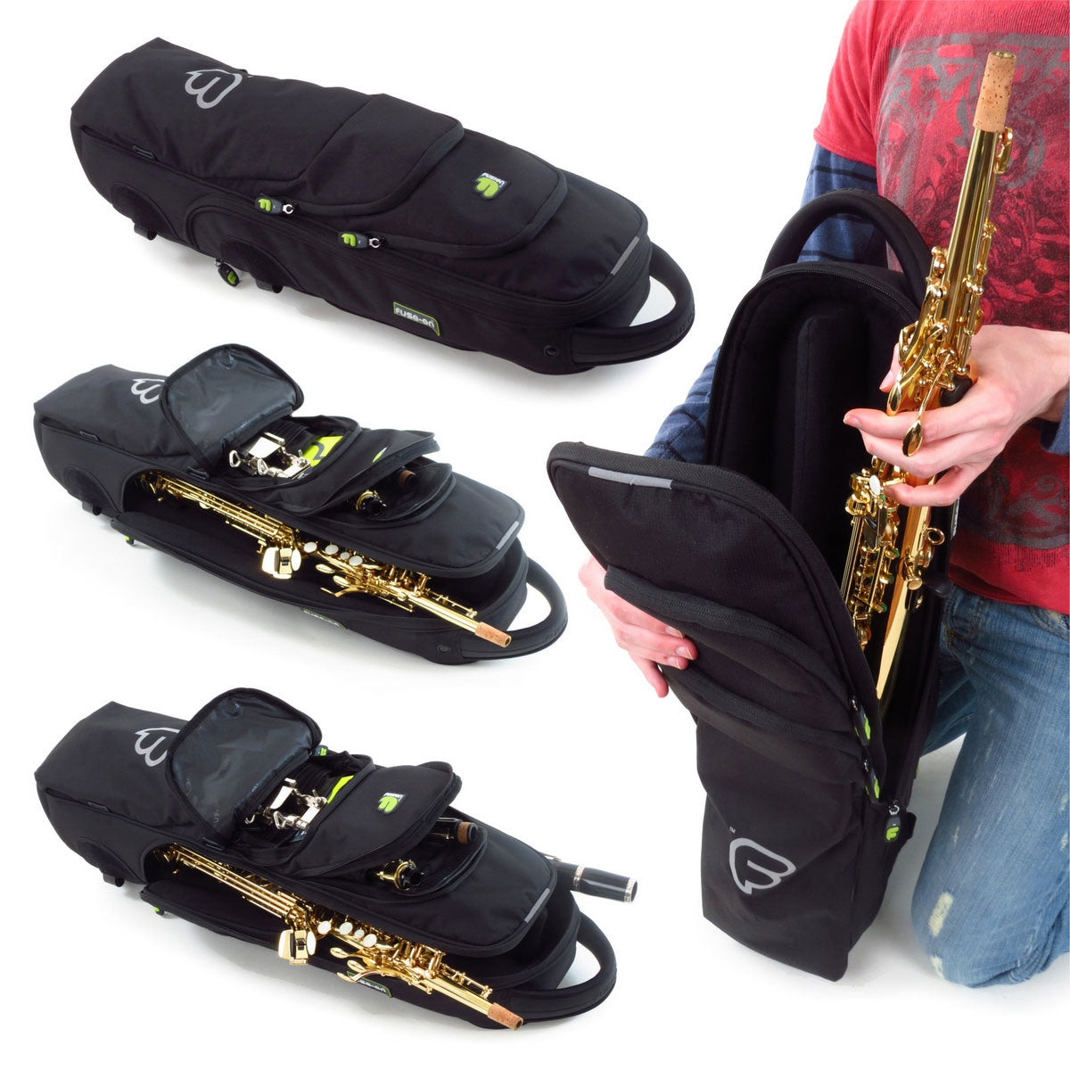 Housse Urban Noire Saxophone Soprano