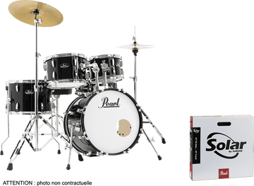 Roadshow 18 Jet Black + Solar Sabian