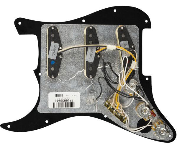 Pre-wired Strat Custom Shop Texas Special SSS Black 11 Hole Pg