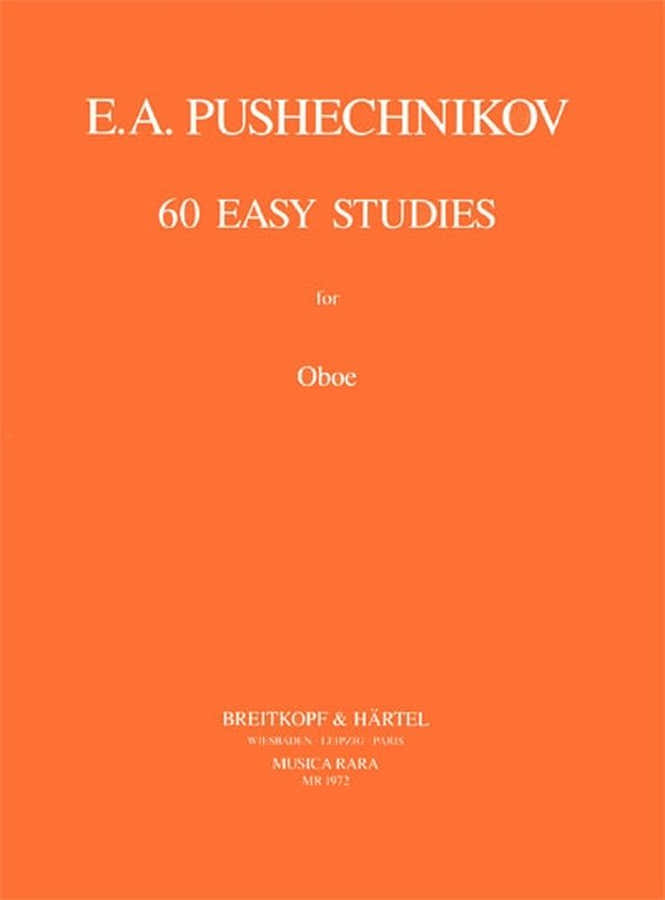 Pushechnikov I.f. - 60 Easy Studies - Hautbois