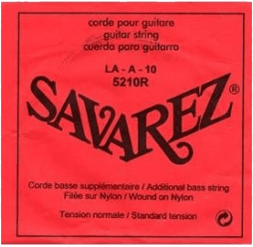 Savarez 5210R Traditionnelle La X10 Rouge File Argent