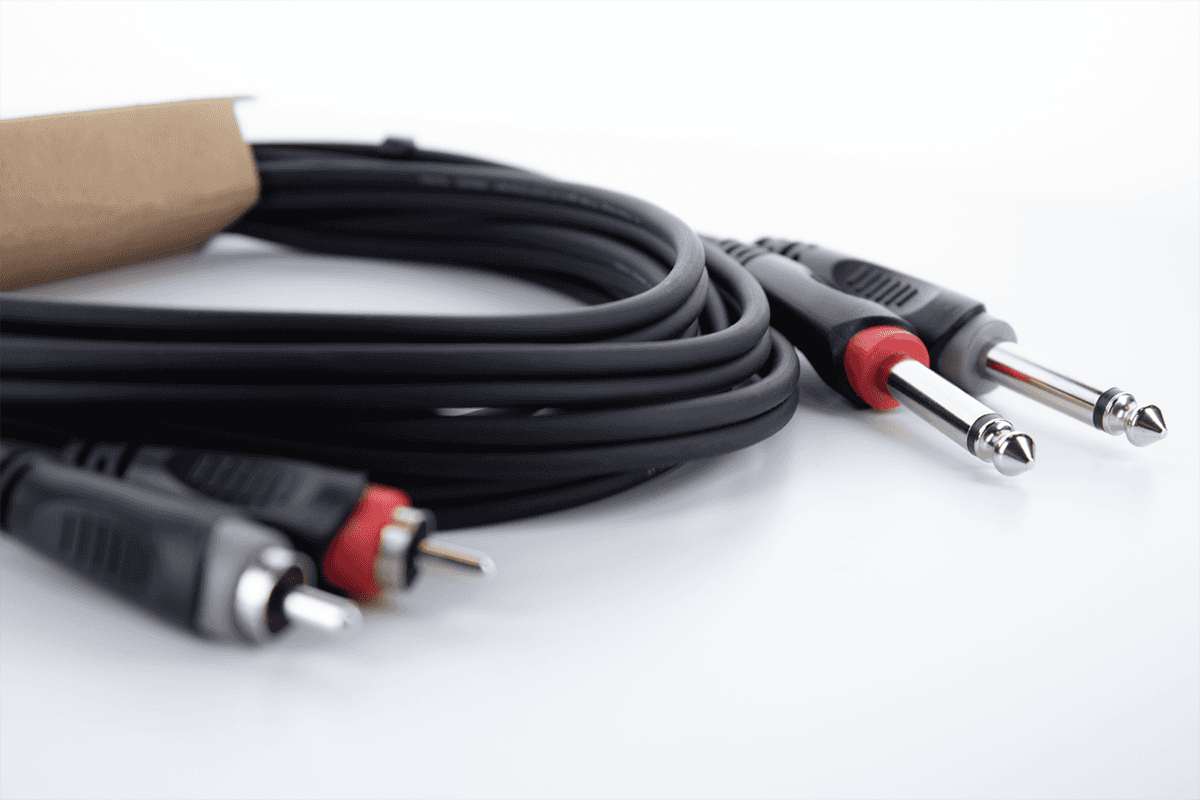 Câble Audio Double Jack Mono - RCA 6 M