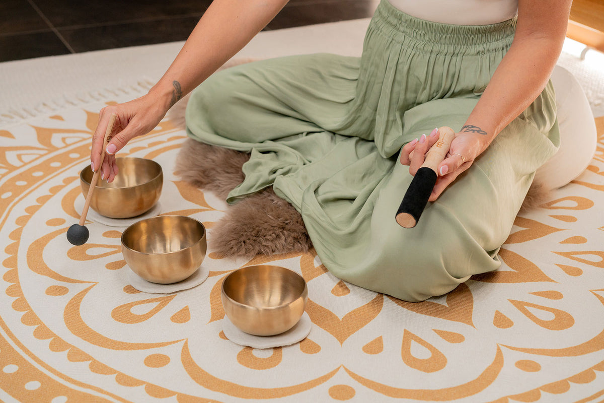 SB-Y1 - Ensemble de bols chantants Yoga Nidra 3 pièces