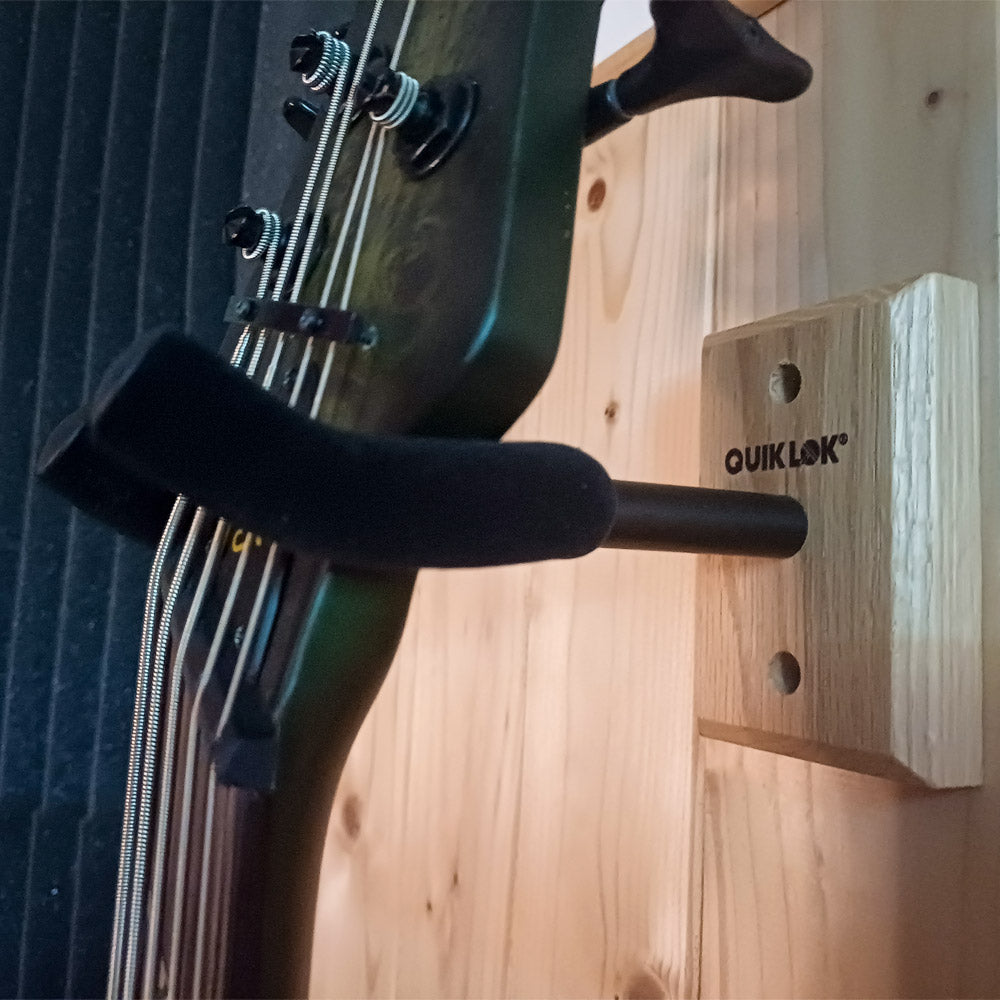 GS/W001 - SUPPORT MURAL BOIS POUR GUITARE AVEC FOURCHE
