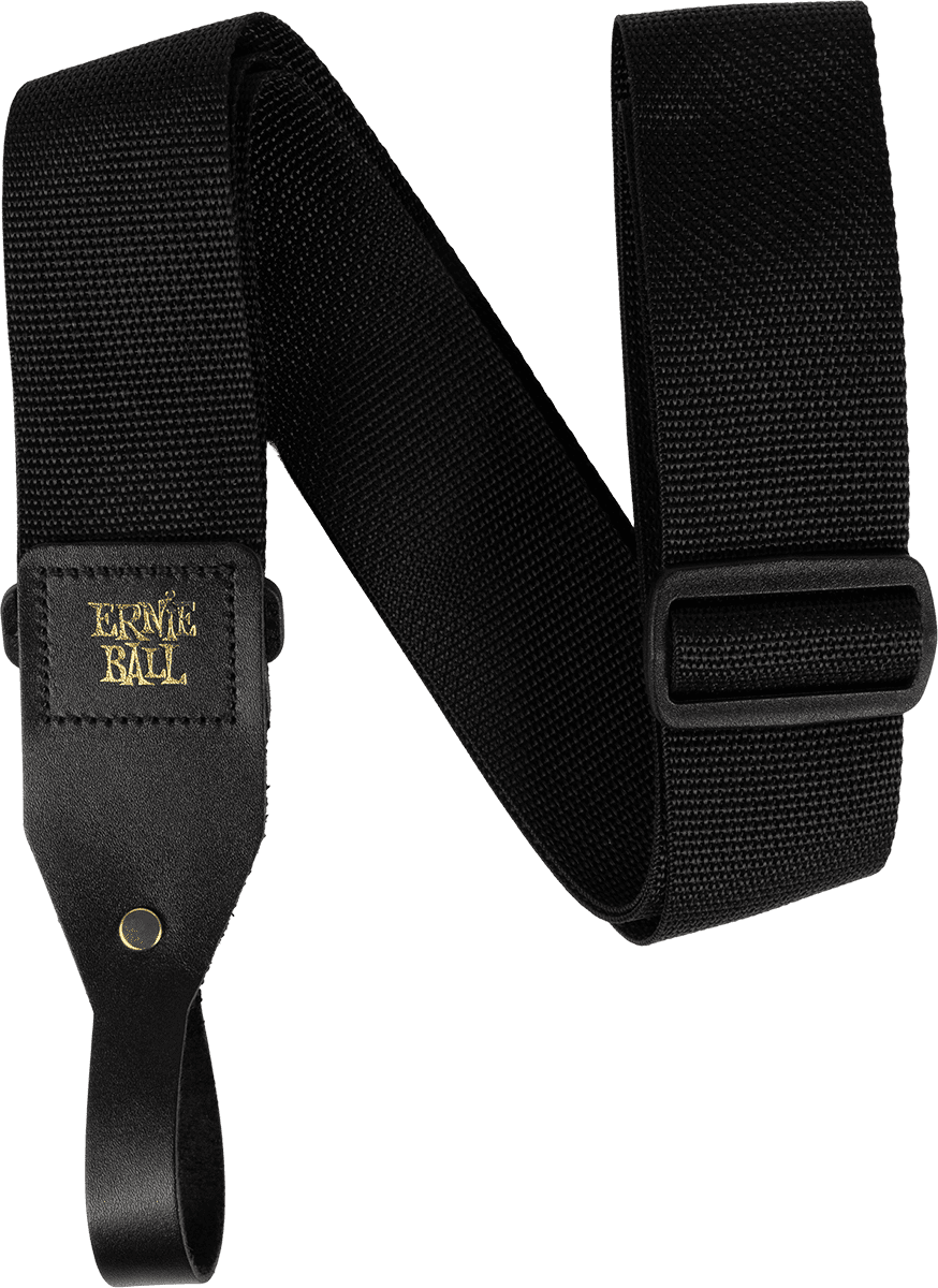 Sangle Polypro Noire pour Guitare Acoustique