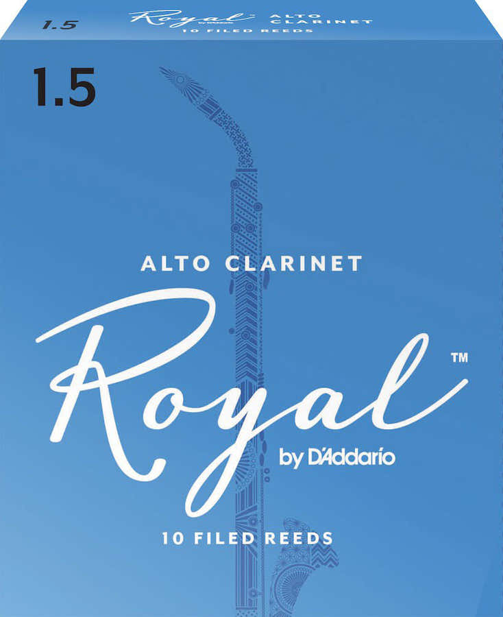 Rdb1015 - Anches Rico Royal Clarinette Alto Force 1.5 Pack De 10