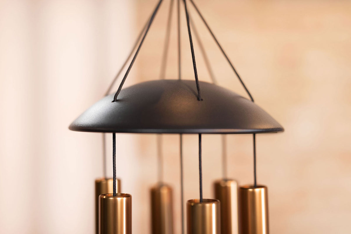 Chimes Sonic Energy Moon 32" Bronze