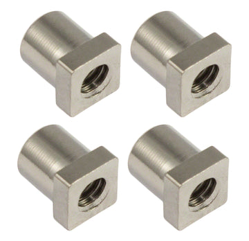 SN-SQ-10B - Cheminée 10mm Tête Carrée - Laiton (X4)