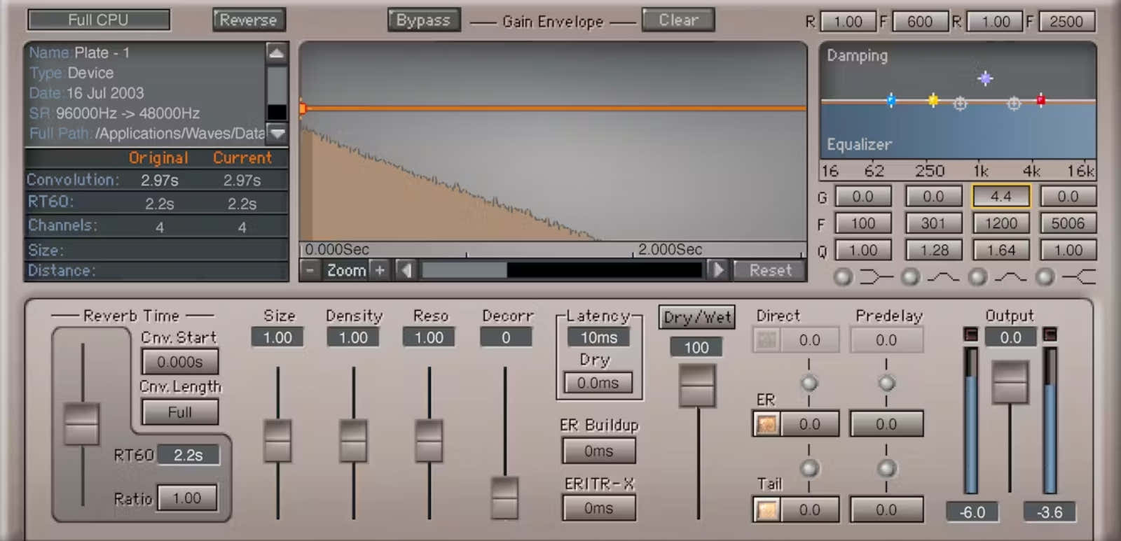 IR1 Convolution Reverb