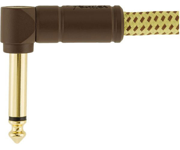4,5m Deluxe Instrument Cable Straight/angle Tweed