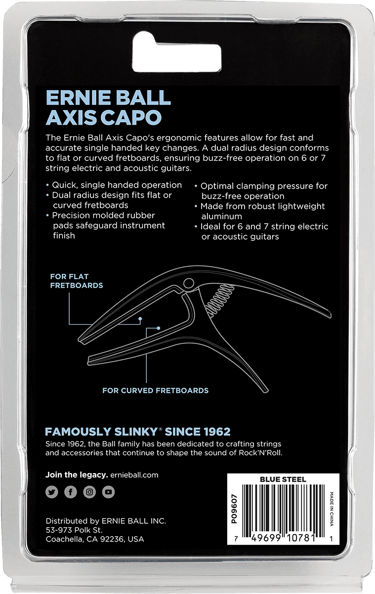 Capodastre Axis Bleu Acier