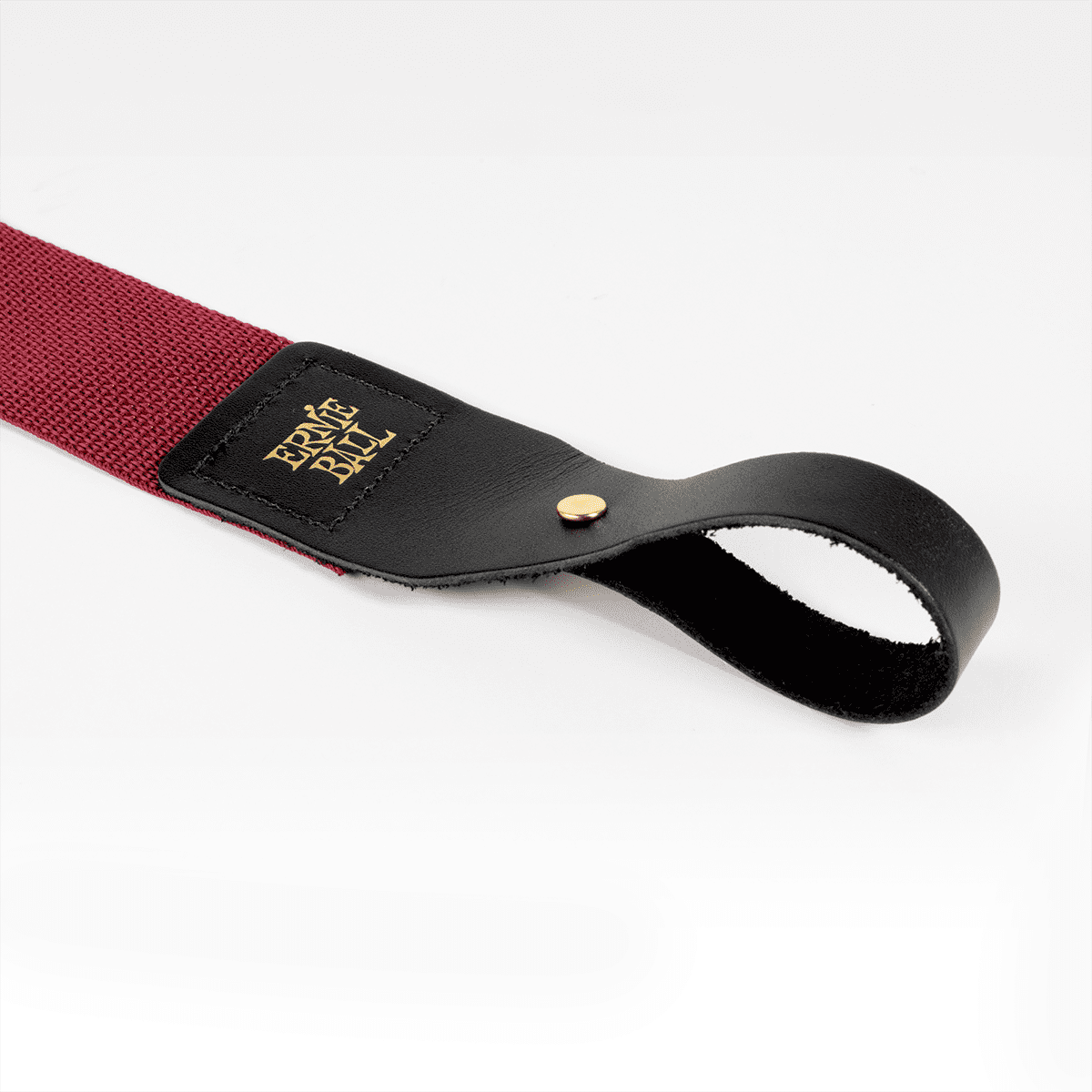 Sangle Polypro Bordeaux pour Guitare Acoustique