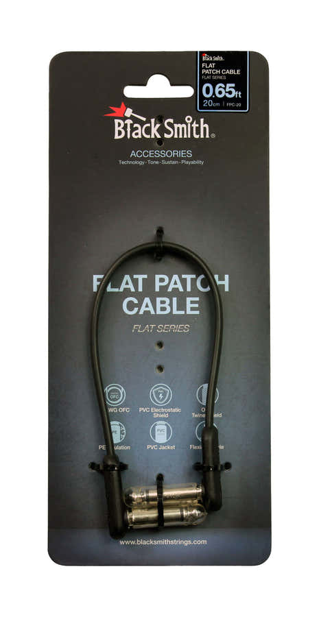 Cable Patch 0.20M Jacks Coude