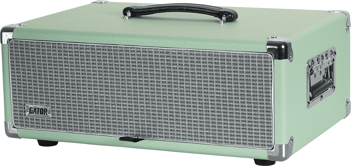 Rack En Bois 3u Vintage Amp Surf Green