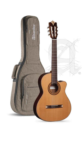 Alhambra Concert CS-1 CW E1 Crossover + 9738 25mm Housse