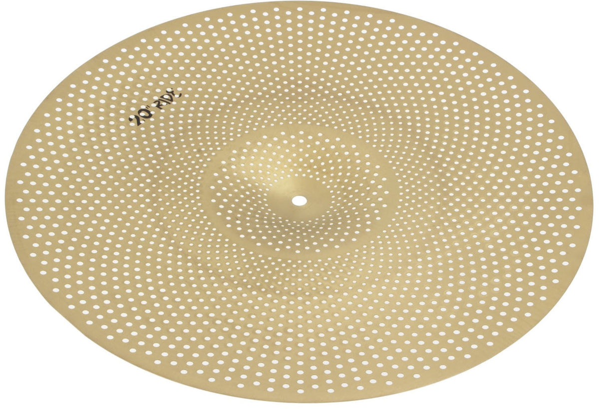 Ride 20" Mute - Cymbale Silencieuse - Finition Brass