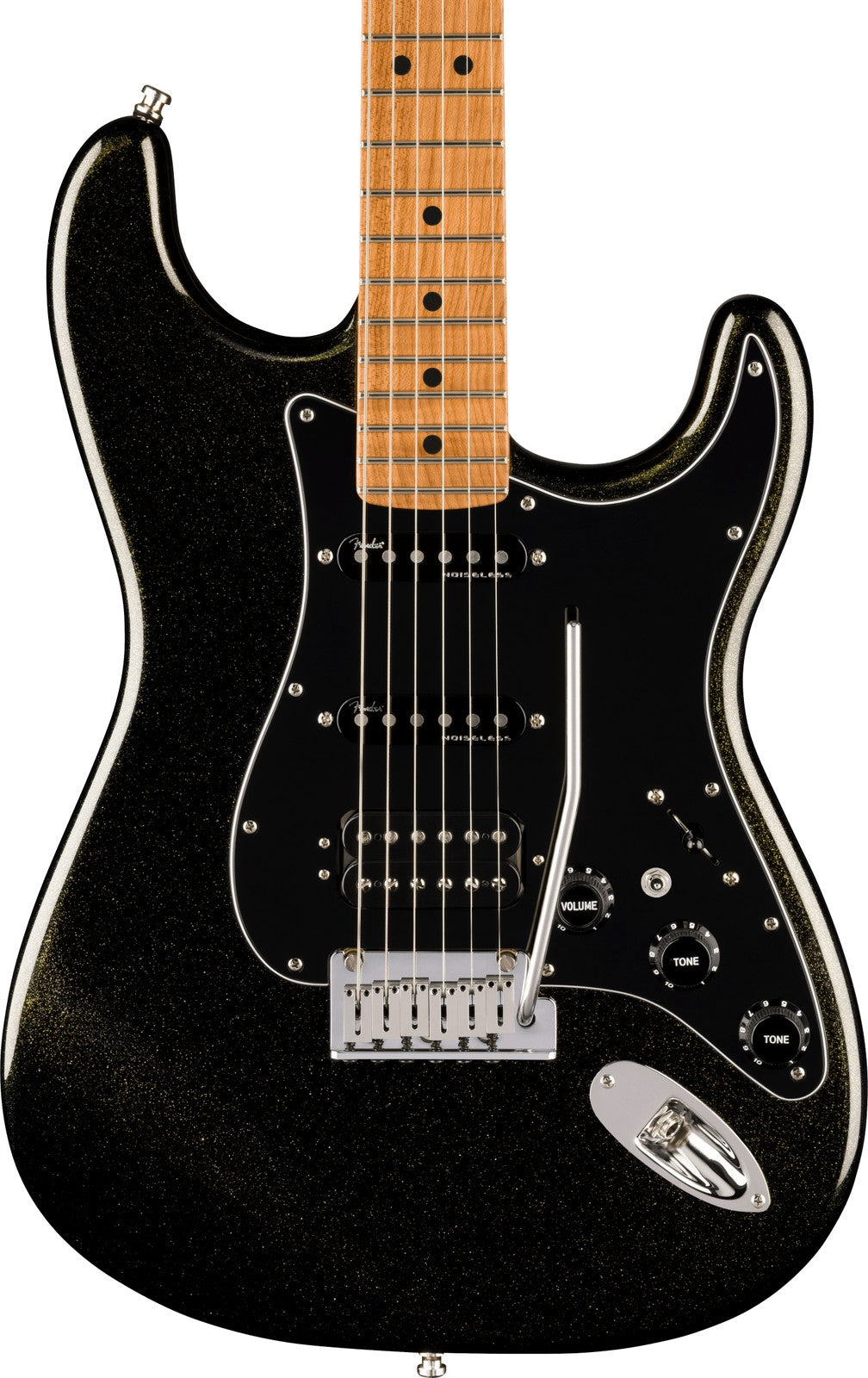 Stratocaster American Ultra II LTD HSS, Roasted MN, Gold Dust
