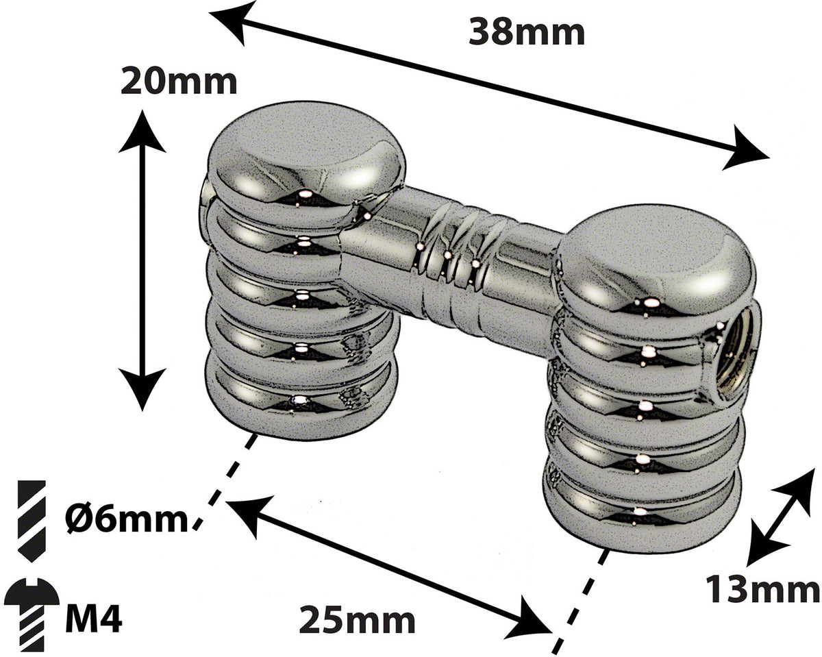 TL5D25 - Coquille Tube - 25mm - Double Tirant (X1)