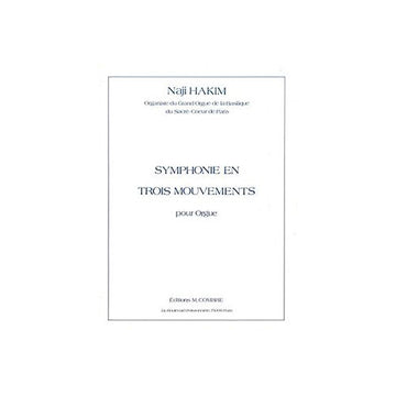 Hakim - Symphonie En Trois Mouvements - Orgue
