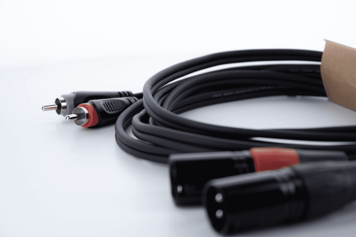 Câble Audio Double XLR Mâle / RCA 1,5 M