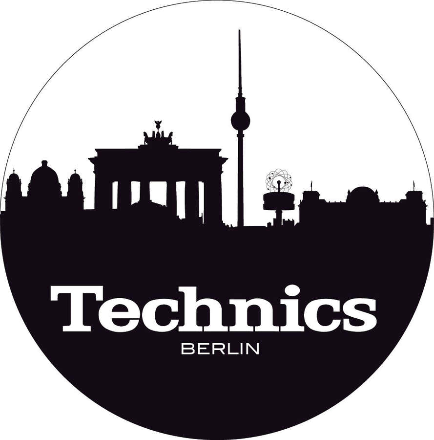 LP Slipmat Technics "berlin" Black/white