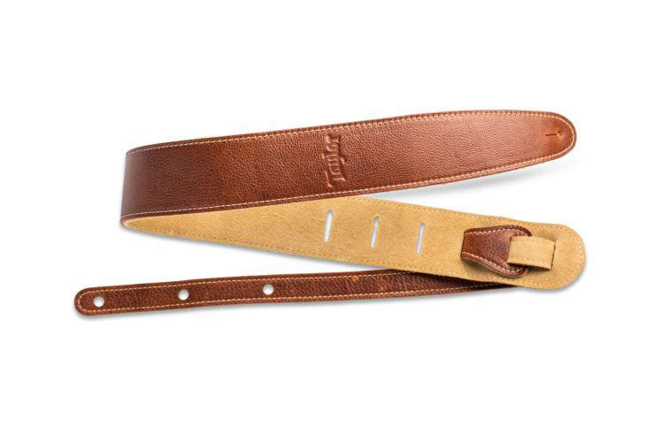4100-25 Strap Medium Brown Leather Suede Back 2.5"