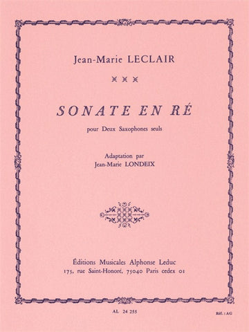 Sonate En Re