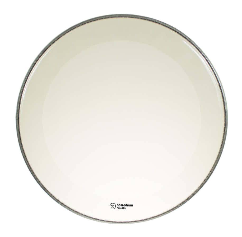 Peau 28" Powerkick Transparente - 1 Pli + Muffler - 10 Mil