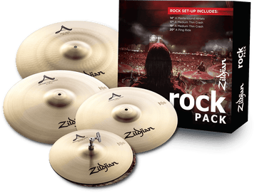 A0801r - Pack Cymbales Rock Serie A
