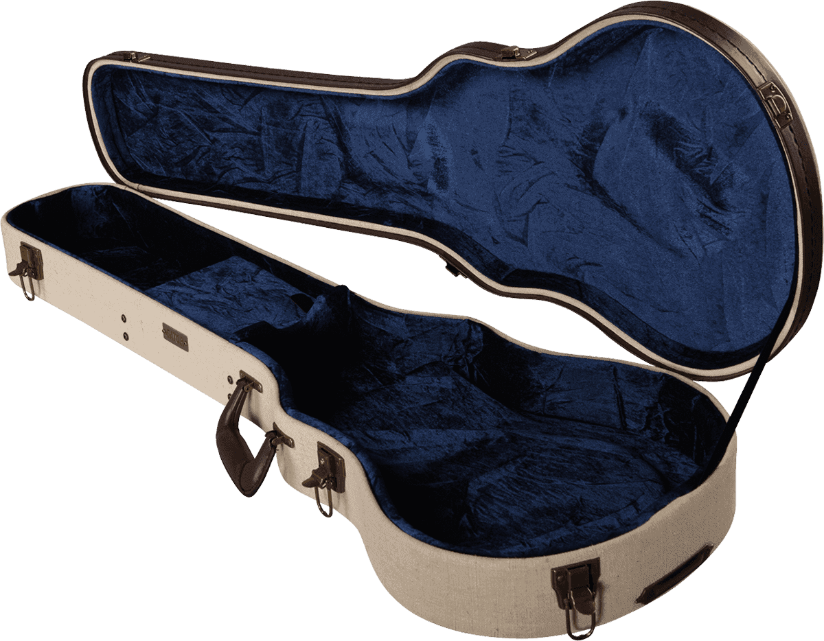 Étui Les Paul Beige en Bois Deluxe - GW