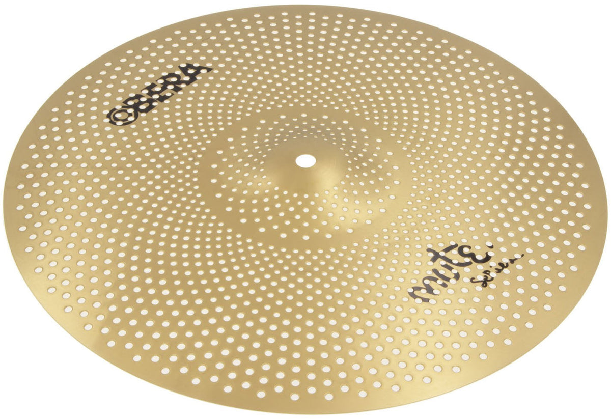 Set 3 Cymbales Silencieuces Mute - 14" 16" 20" - Finition Brass