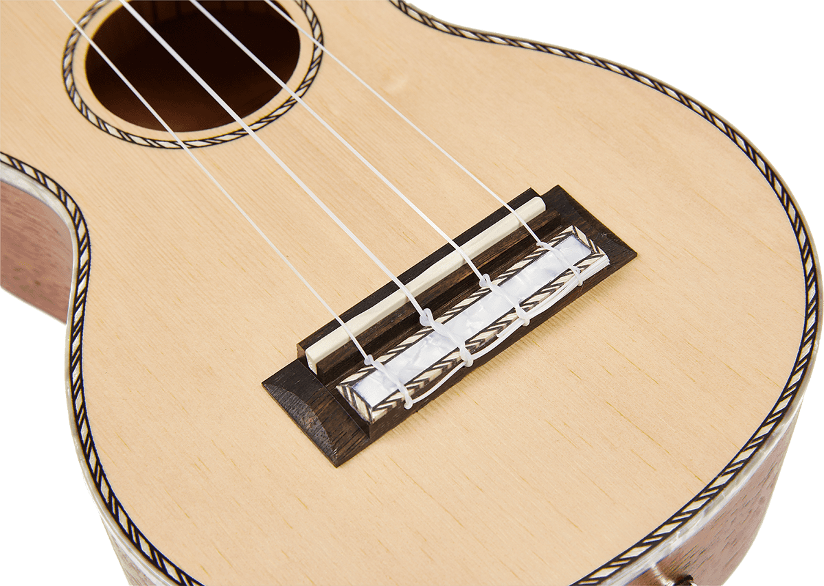 Soprano Électro Naturel Tête Perlée + Housse